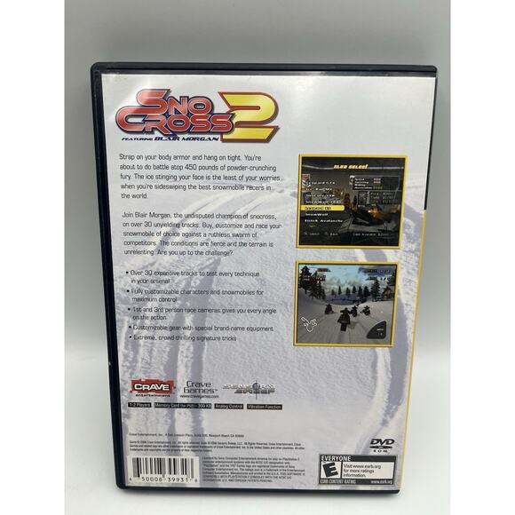 Snocross 2 Blair Morgan - Sony PlayStation 2 Complete In Box - Picture 4 of 9